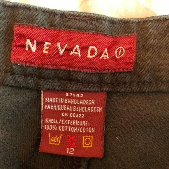 Vintage Black Nevada Denim Shorts - Picture 2 of 6